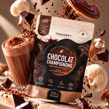 CHOCOLAT AUX CHAMPIGNONS ADAPTOGENES - 200g