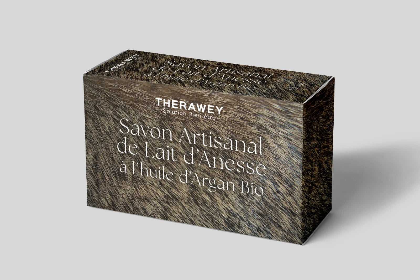 Savon artisanal bio au lait d’ânesse et huile d'argan Therawey – fabriqué en France